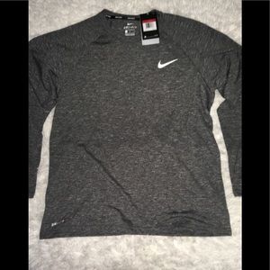 LG Nike Dri Fit Dark Mica Long Sleeve Active Shirt